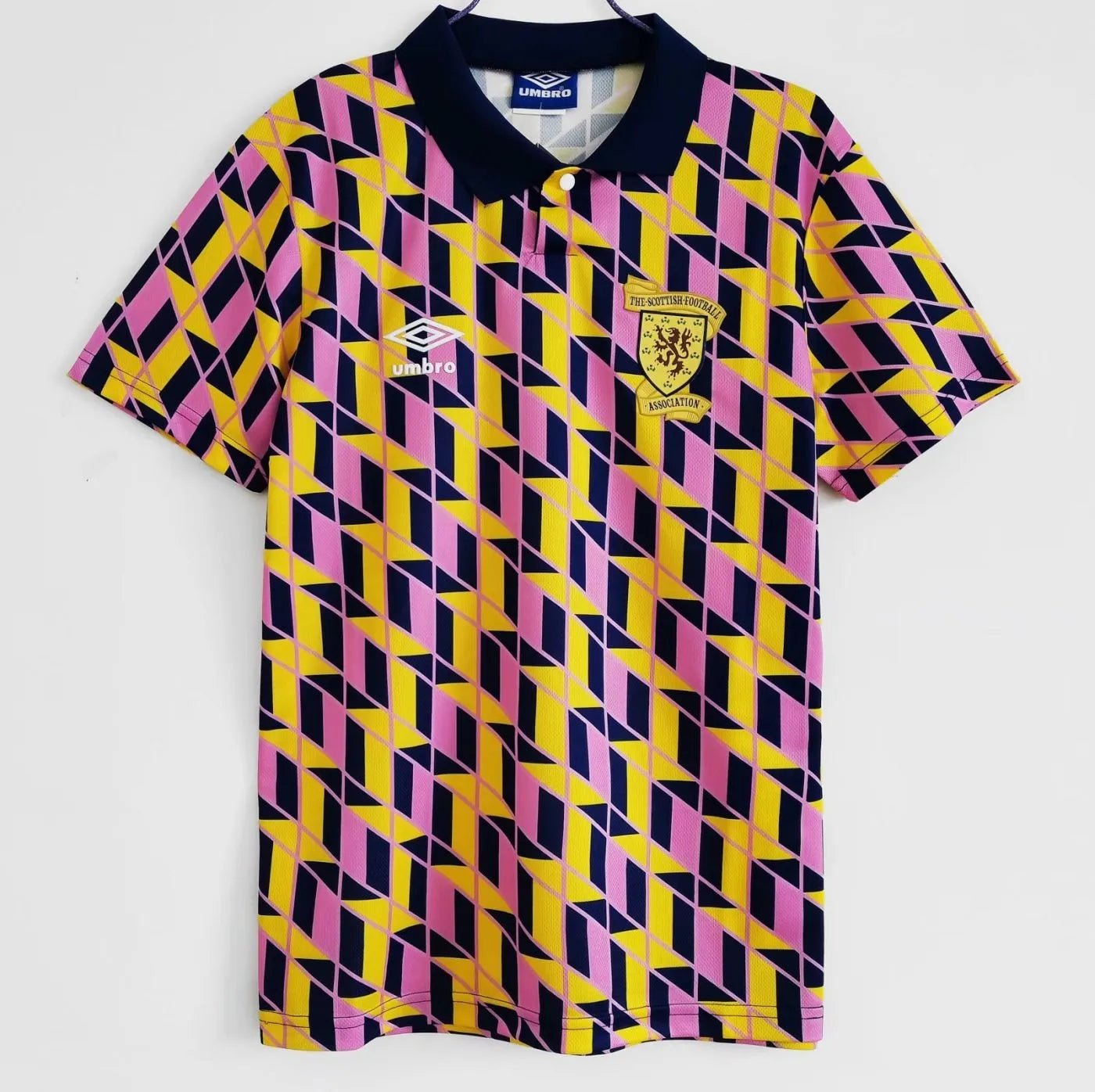Scotland 🏴󠁧󠁢󠁳󠁣󠁴󠁿 1990 World Cup Third Jersey. - World Cup Retro Soccer Shop