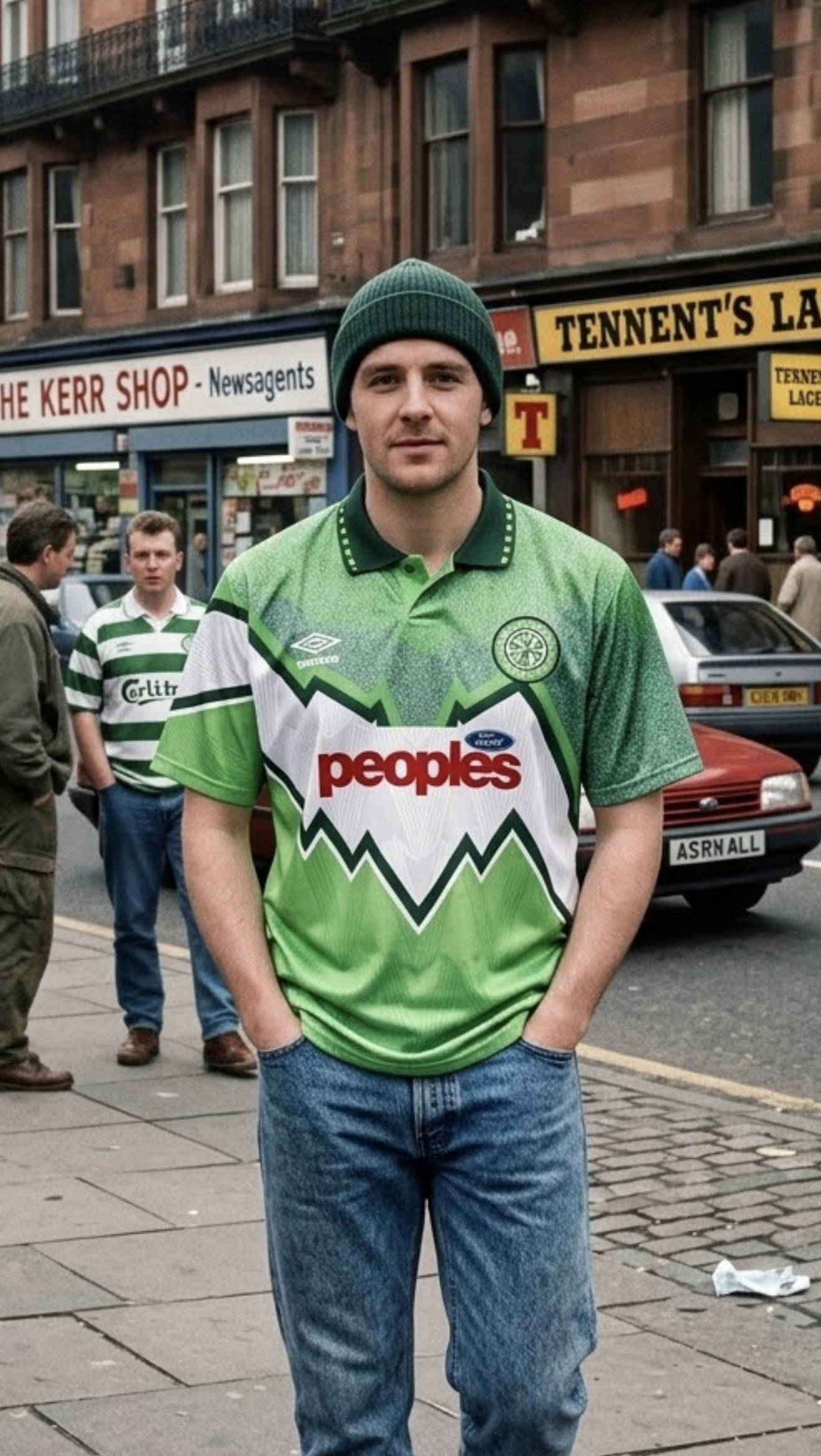 Celtic FC 91/92 Away Retro Kit.