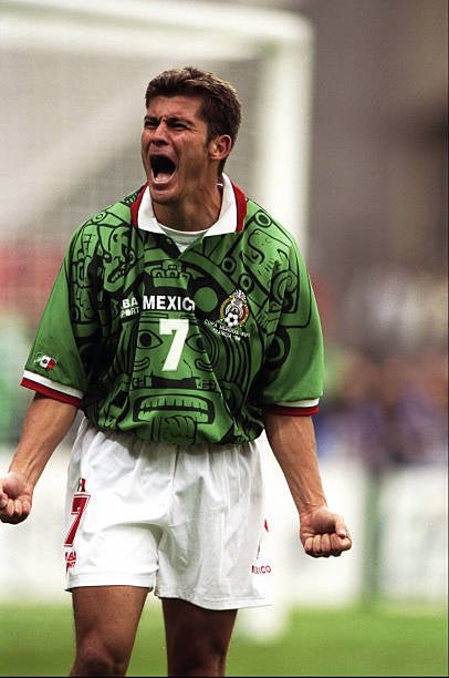 Mexico 🇲🇽 1998 World Cup Home Jersey. - World Cup Retro Soccer Shop