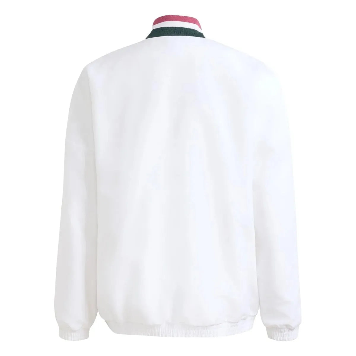 Real Madrid 26/27 all weather long sleeve track jacket with team logo, black and white design, by World Cup Retro Soccer Shop.
