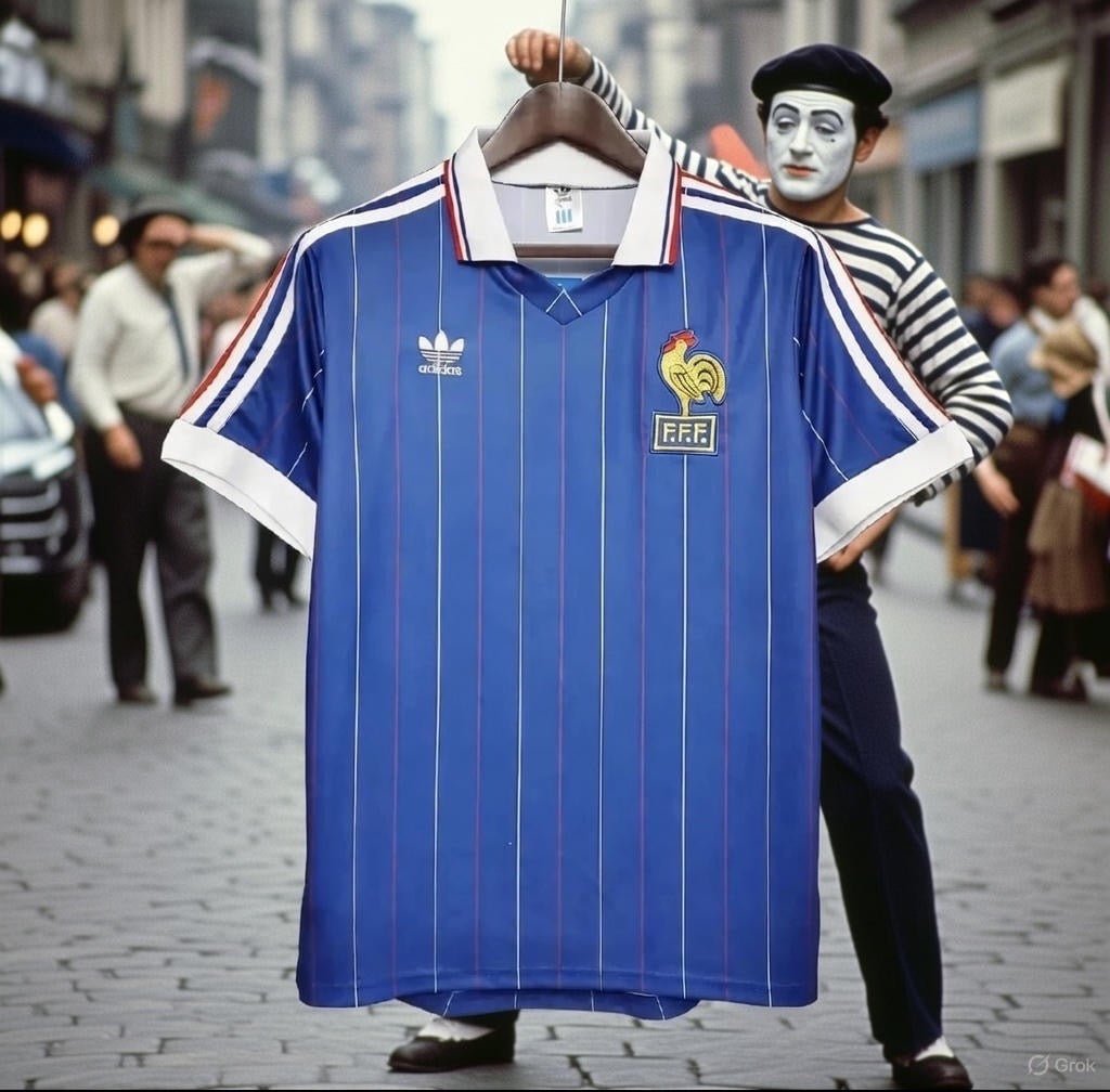 France 🇫🇷 1982 World Cup Home Jersey. - World Cup Retro Soccer Shop