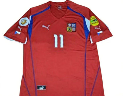 Czech Republic 🇨🇿 Euro 1996 Home Jersey. - World Cup Retro Soccer Shop