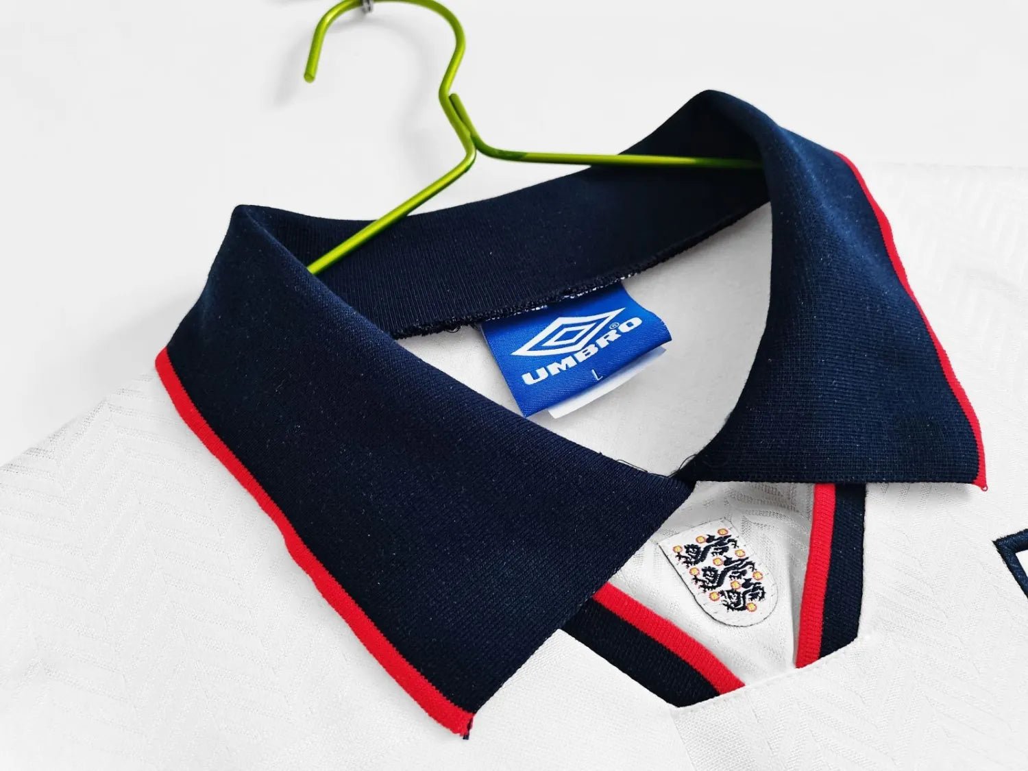 England 🏴󠁧󠁢󠁥󠁮󠁧󠁿 1994 Home Jersey. - World Cup Retro Soccer Shop