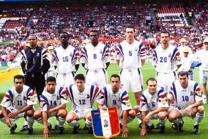 France 🇫🇷 Euro 1996 Away Jersey. - World Cup Retro Soccer Shop