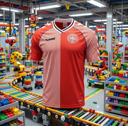 Denmark 🇩🇰 1986 World Cup Home Jersey. - World Cup Retro Soccer Shop