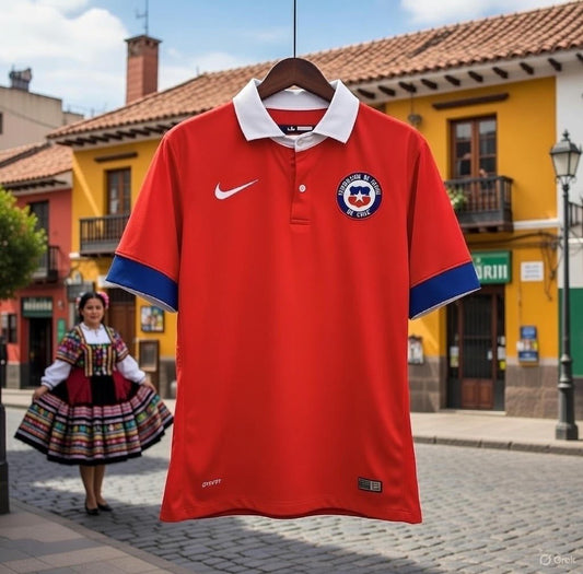 Chile 🇨🇱 2015 Home Jersey. - World Cup Retro Soccer Shop