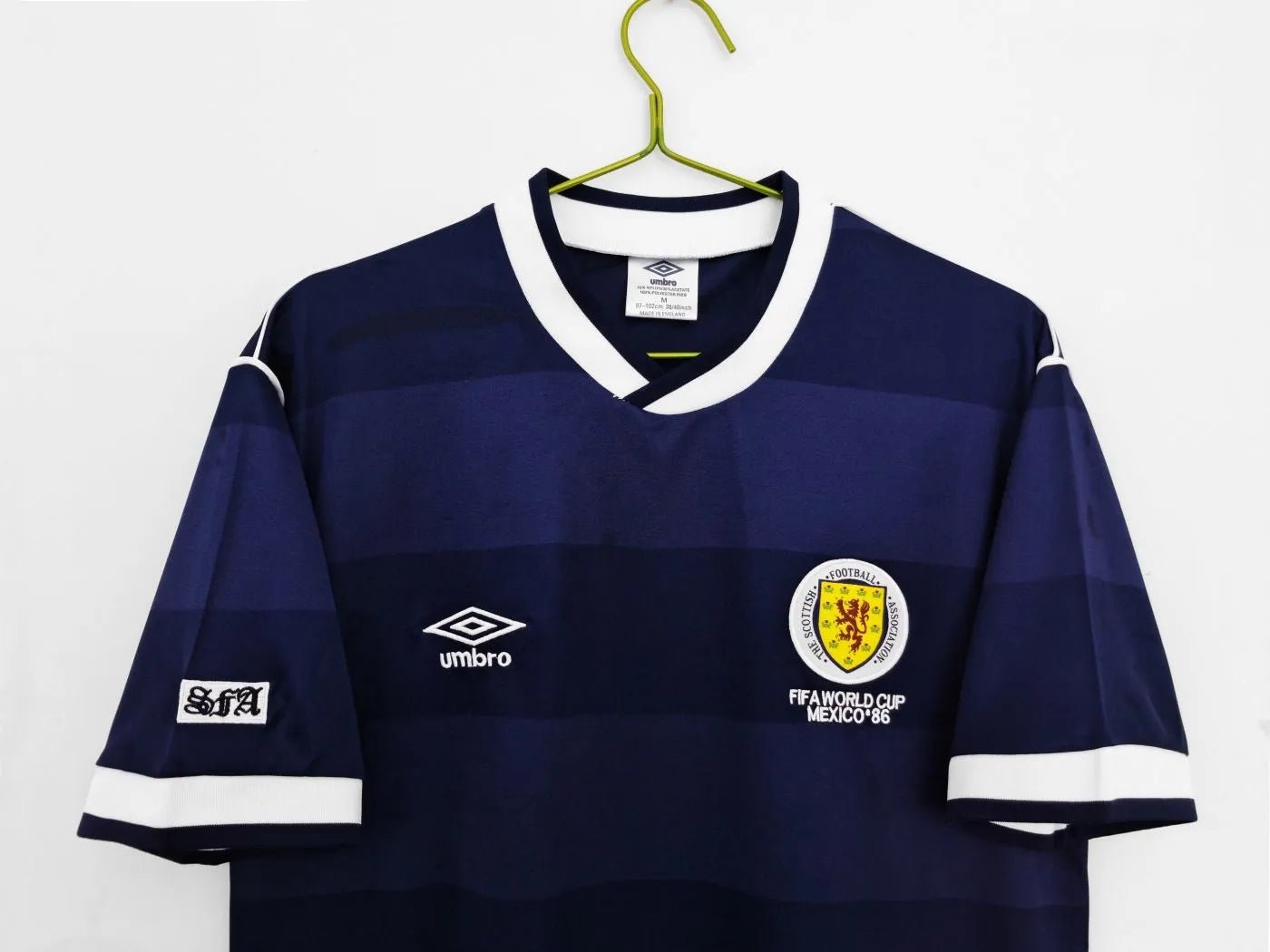 Scotland 🏴󠁧󠁢󠁳󠁣󠁴󠁿 1986 World Cup Home Jersey. - World Cup Retro Soccer Shop