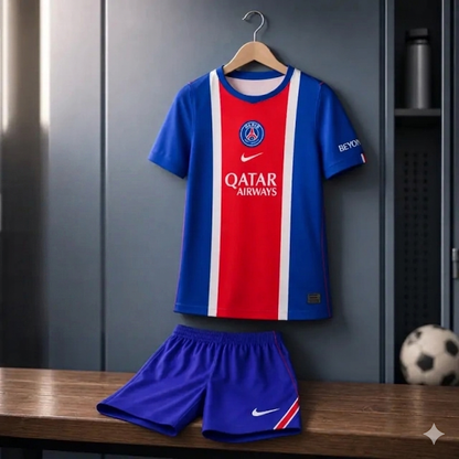PSG 26/27 Home Kids Kit Set, Home Jersey, Shorts & Socks.