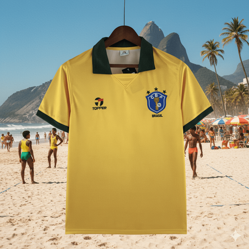 Brazil 🇧🇷 1990 World Cup Home Jersey. - World Cup Retro Soccer Shop