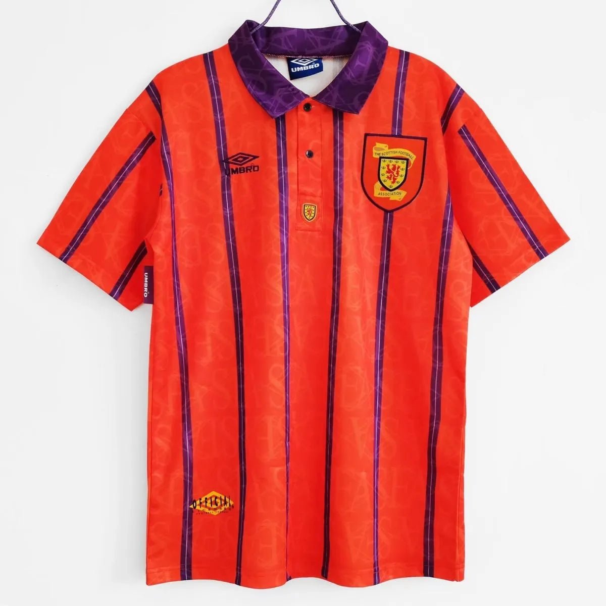 Scotland 🏴󠁧󠁢󠁳󠁣󠁴󠁿 1993/95 Away Jersey. - World Cup Retro Soccer Shop