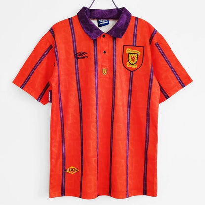 Scotland 🏴󠁧󠁢󠁳󠁣󠁴󠁿 1993/95 Away Jersey. - World Cup Retro Soccer Shop