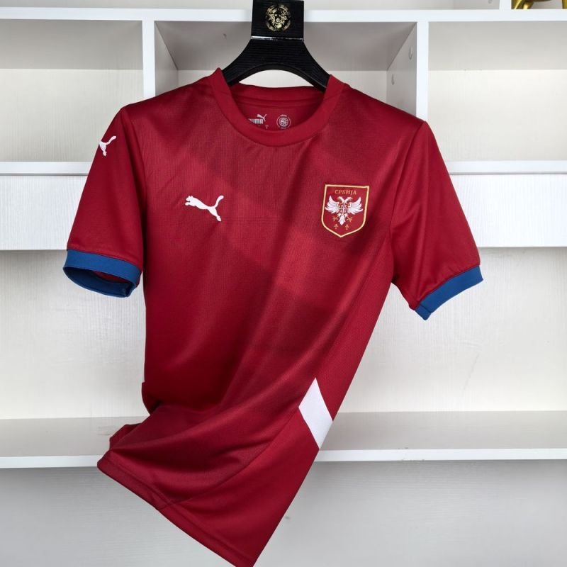 Serbia 🇷🇸 Euro 2024 Home Jersey. - World Cup Retro Soccer Shop