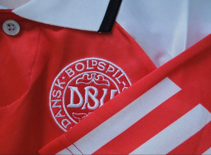 Denmark 🇩🇰 Euro 1992 “European Champions” Home Jersey. - World Cup Retro Soccer Shop
