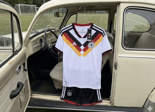 Germany 🇩🇪 2026 World Cup Kids Kit Set, Home Jersey Shorts & Socks.