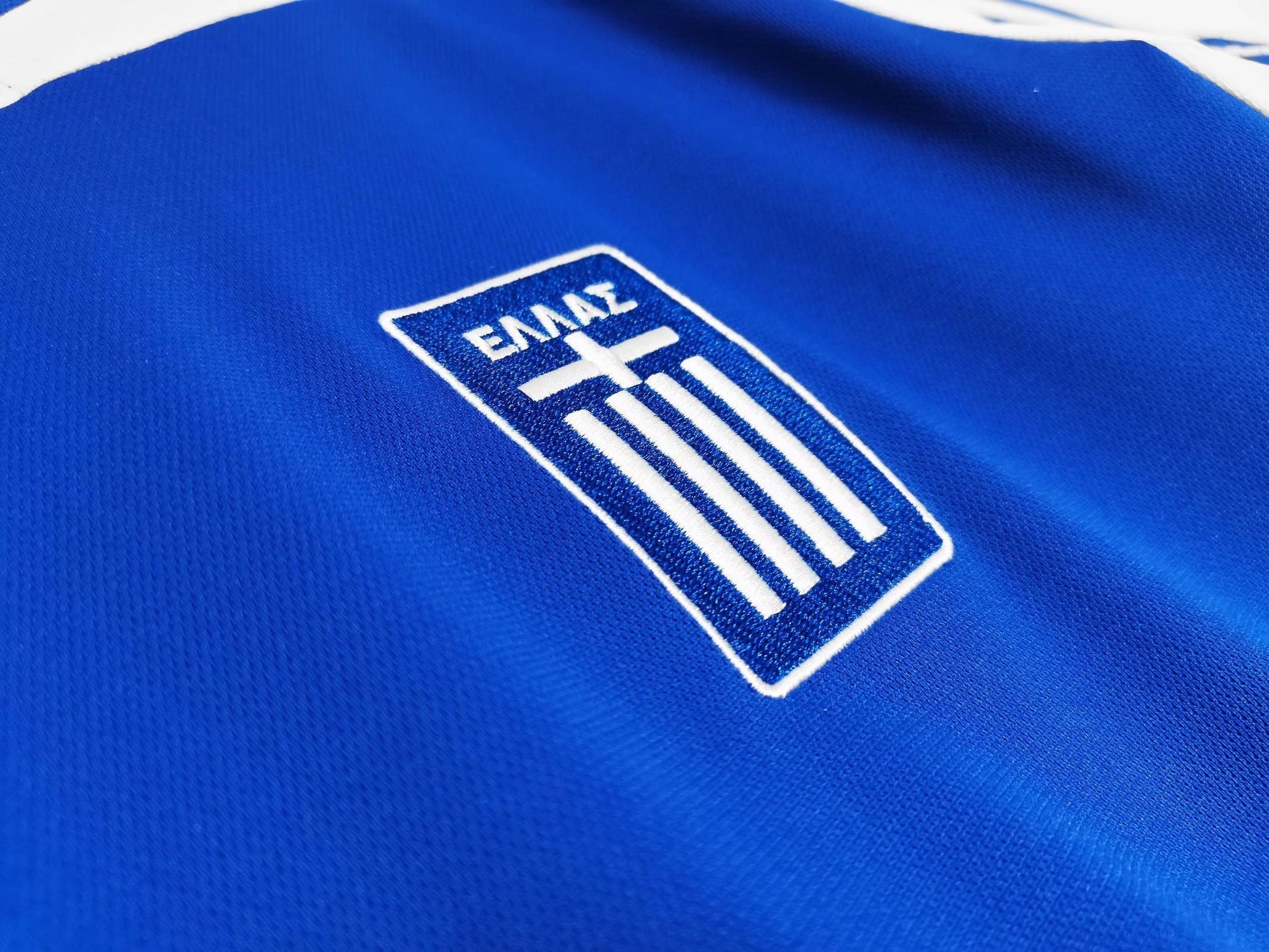 Greece 🇬🇷 Euro 2004 “Champions” Home Jersey. - World Cup Retro Soccer Shop