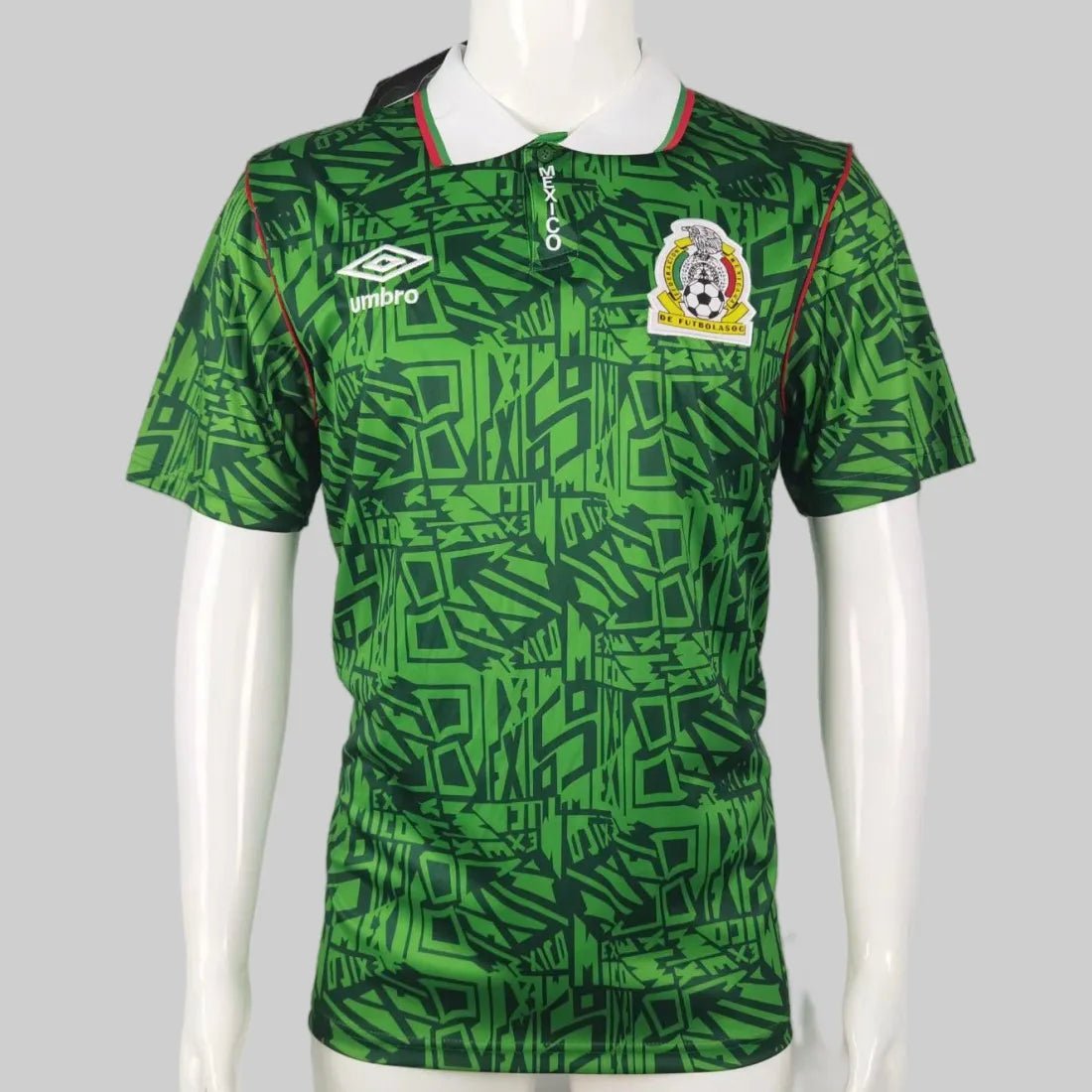 Mexico 🇲🇽 1994 World Cup Home Jersey. - World Cup Retro Soccer Shop