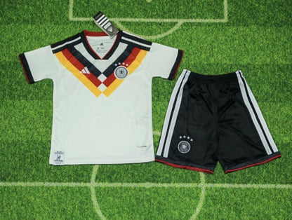 Germany 🇩🇪 2026 World Cup Kids Kit Set, Home Jersey Shorts & Socks.