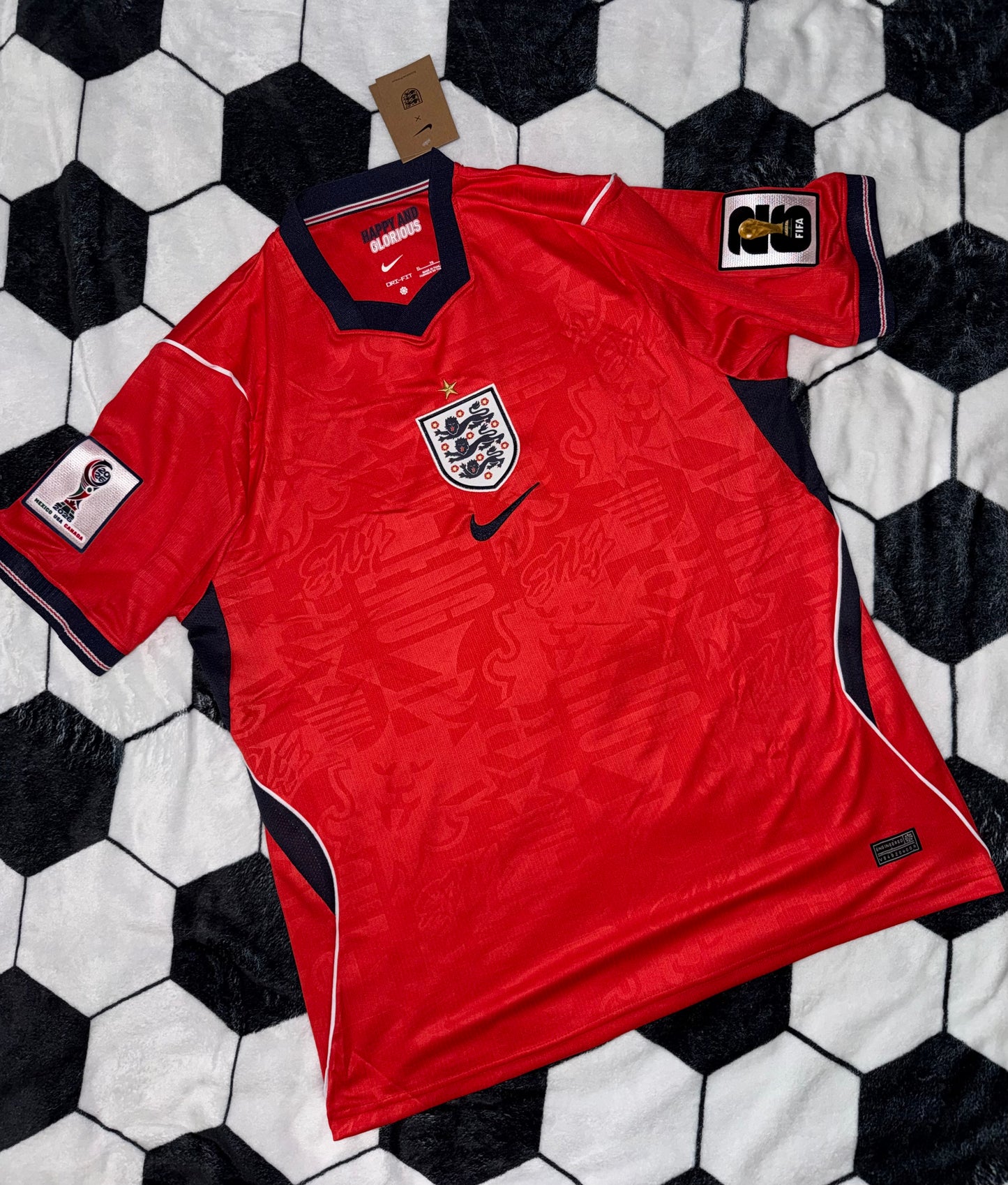 England 🏴󠁧󠁢󠁥󠁮󠁧󠁿 2026 World Cup Kids Kit Set Away Jersey, Shorts & Socks.