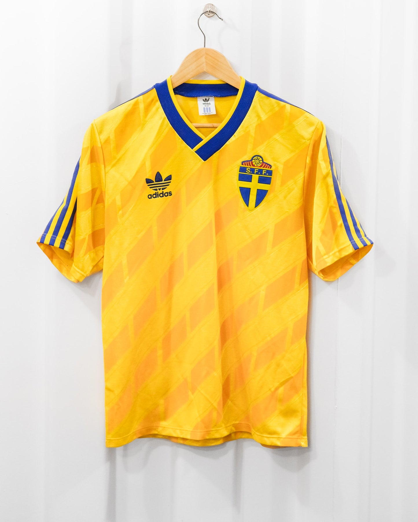 Sweden 🇸🇪 1990 “Italia 90” World Cup Home Jersey. - World Cup Retro Soccer Shop