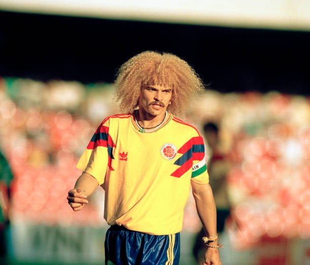Colombia 🇨🇴 1990 World Cup Home Jersey. - World Cup Retro Soccer Shop
