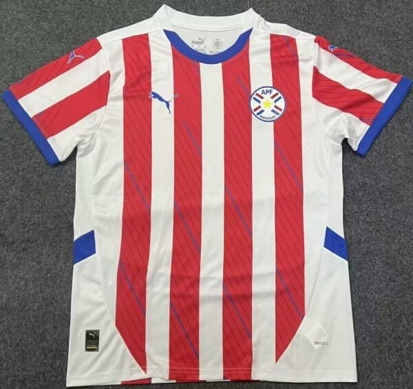 Paraguay 🇵🇾 2023 Home Jersey. - World Cup Retro Soccer Shop
