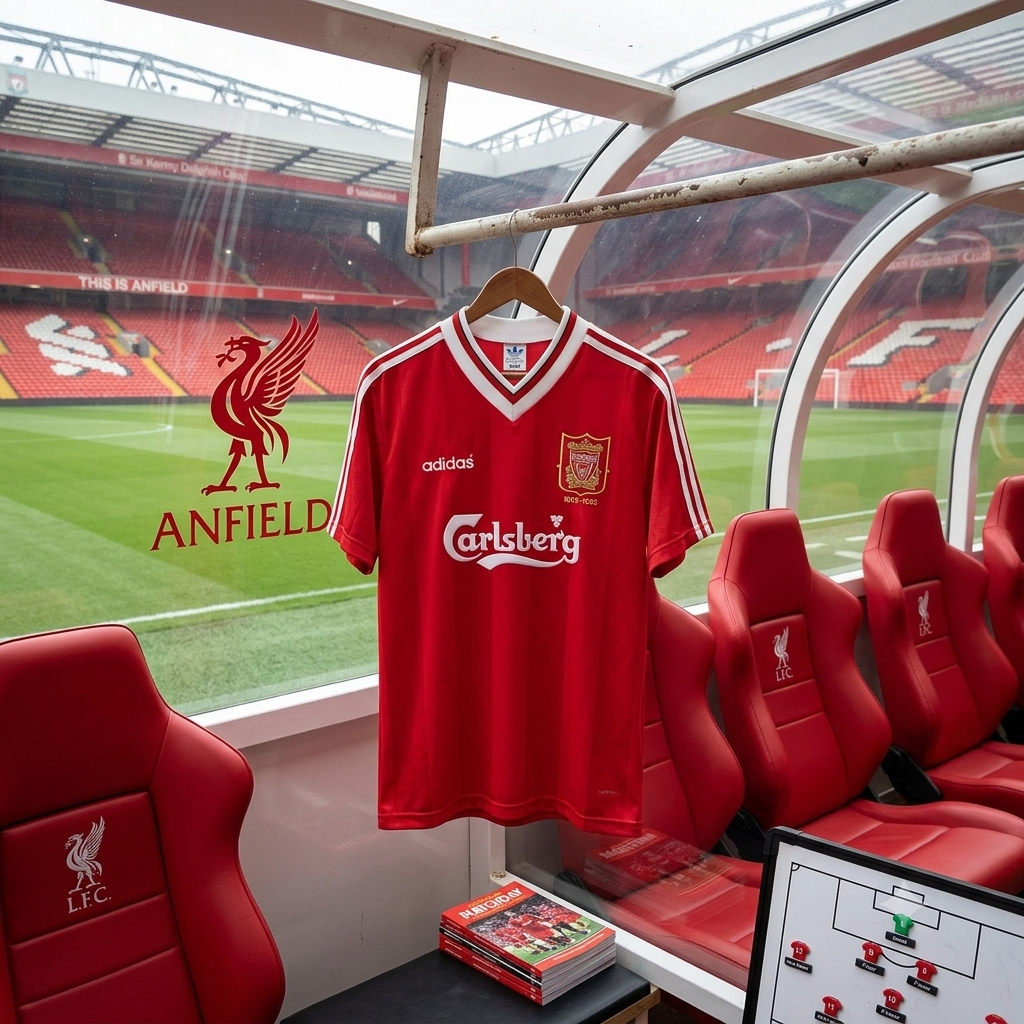 Liverpool FC 95/96 Retro Home Jersey.
