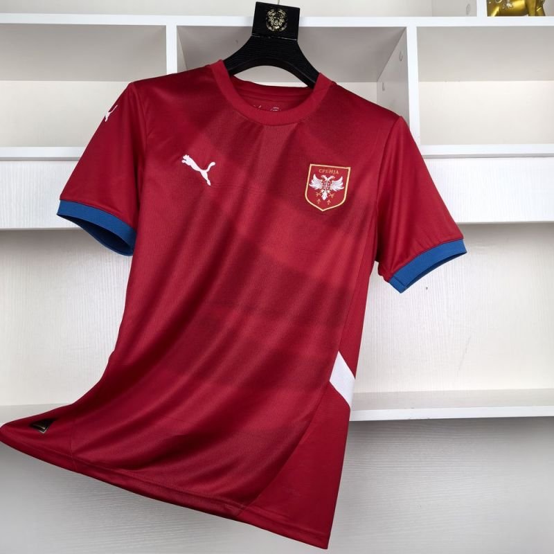 Serbia 🇷🇸 Euro 2024 Home Jersey. - World Cup Retro Soccer Shop