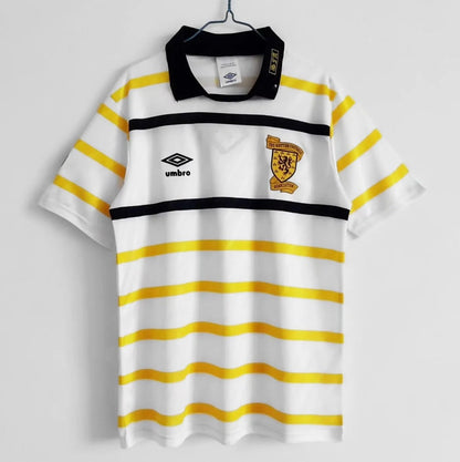 Scotland 🏴󠁧󠁢󠁳󠁣󠁴󠁿 1990 World Cup Away Jersey. - World Cup Retro Soccer Shop