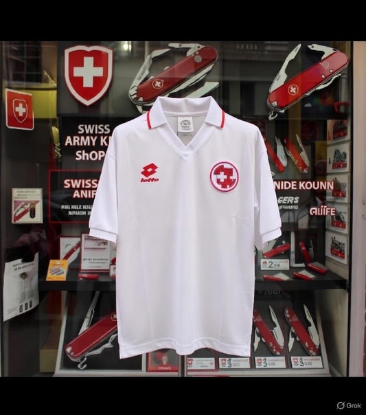 Switzerland 🇨🇭1994/96 Away Jersey. - World Cup Retro Soccer Shop