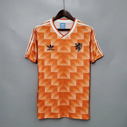 Netherlands 🇳🇱 1988 European Cup Champions Home Jersey. - World Cup Retro Soccer Shop