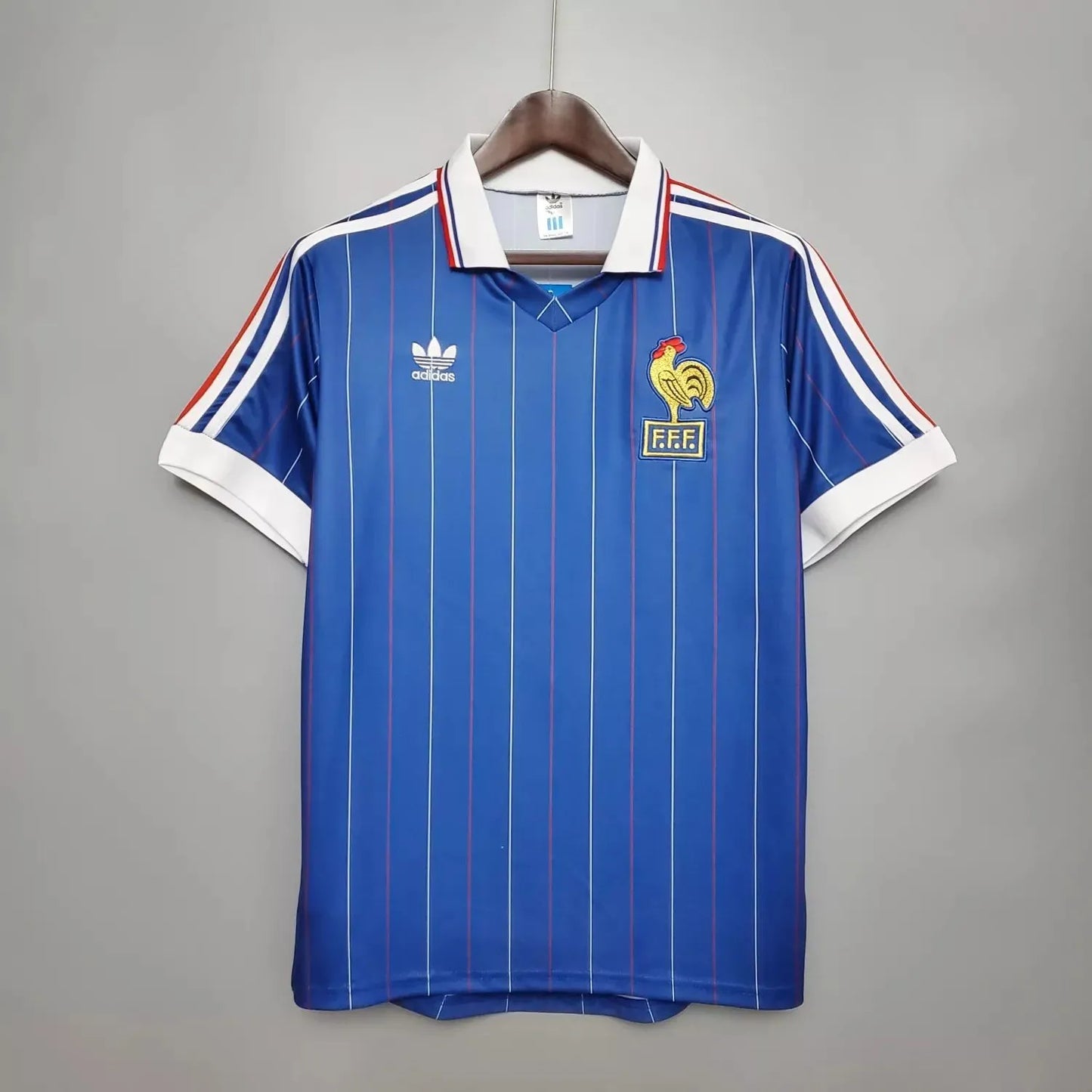 France 🇫🇷 1982 World Cup Home Jersey. - World Cup Retro Soccer Shop