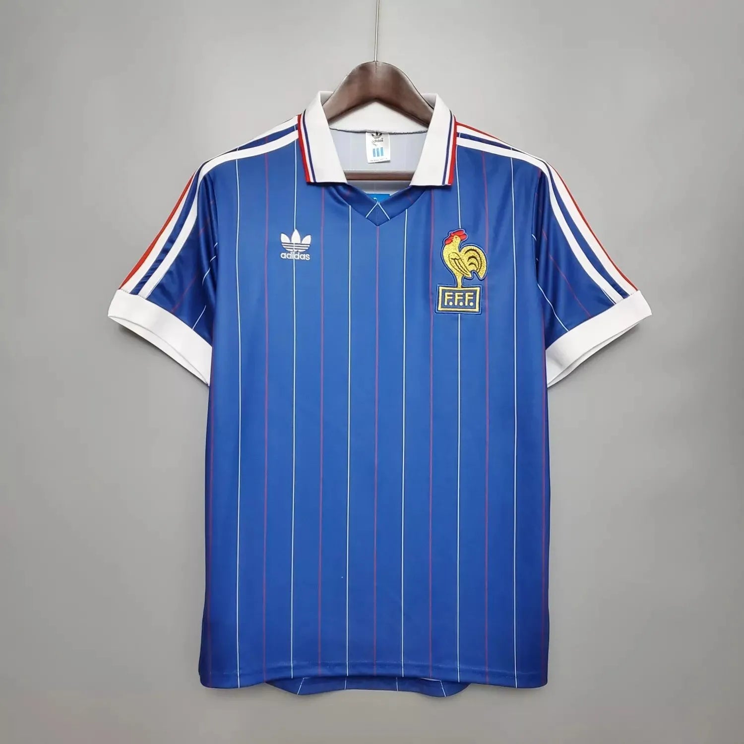France 🇫🇷 1982 World Cup Home Jersey. - World Cup Retro Soccer Shop