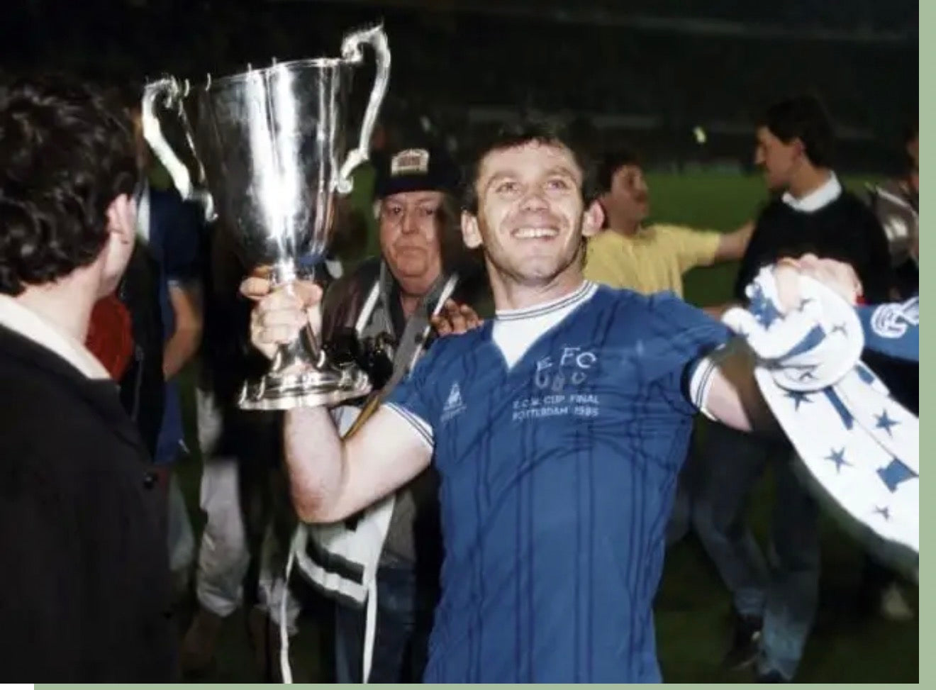 Everton FC 1985 European Cup Winners Cup Final Retro Home Jersey.