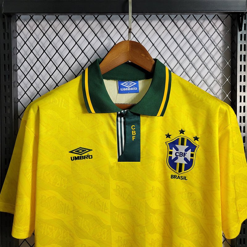 Brazil 🇧🇷 1991 Home Jersey. - World Cup Retro Soccer Shop