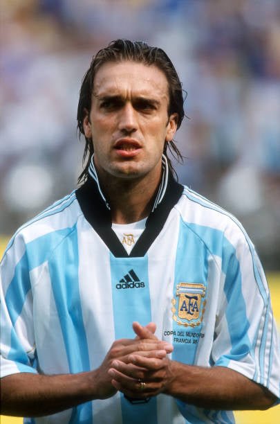 Argentina 🇦🇷 1998 World Cup Long Sleeve Home Jersey. - World Cup Retro Soccer Shop