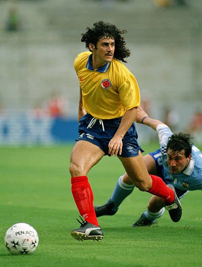 Colombia 🇨🇴 1993 World Cup Home Jersey. - World Cup Retro Soccer Shop