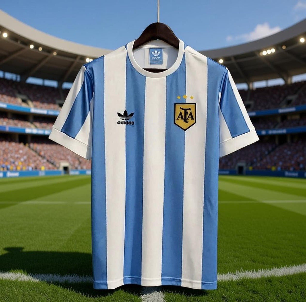 Argentina 🇦🇷 1978 World Cup Home Jersey. - World Cup Retro Soccer Shop