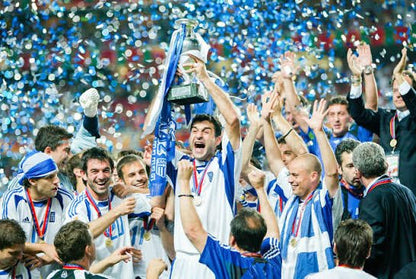 Greece 🇬🇷 Euro 2004 “Champions” Away Jersey. - World Cup Retro Soccer Shop