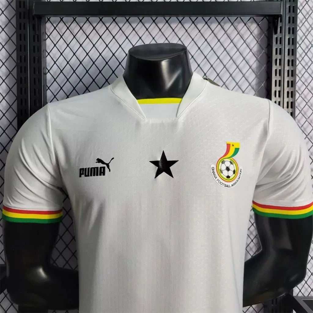 Ghana 🇬🇭 2022/23 Home Jersey. - World Cup Retro Soccer Shop