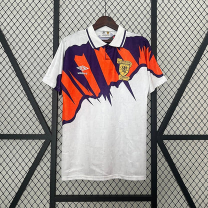 Scotland 🏴󠁧󠁢󠁳󠁣󠁴󠁿 1991 Third Jersey. - World Cup Retro Soccer Shop