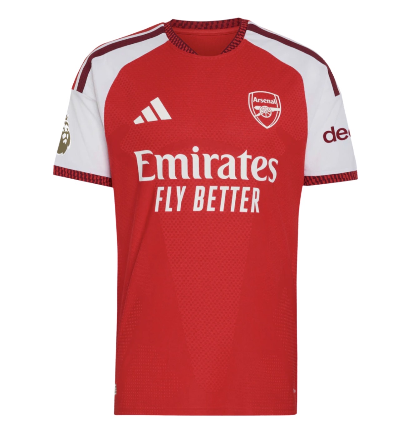 Arsenal FC 26/27 Home Kit. Gold Premier League patch.