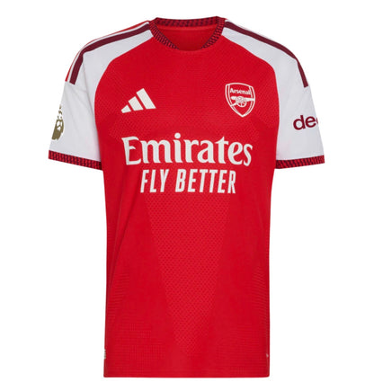 Arsenal FC 26/27 Home Kit. Gold Premier League patch.