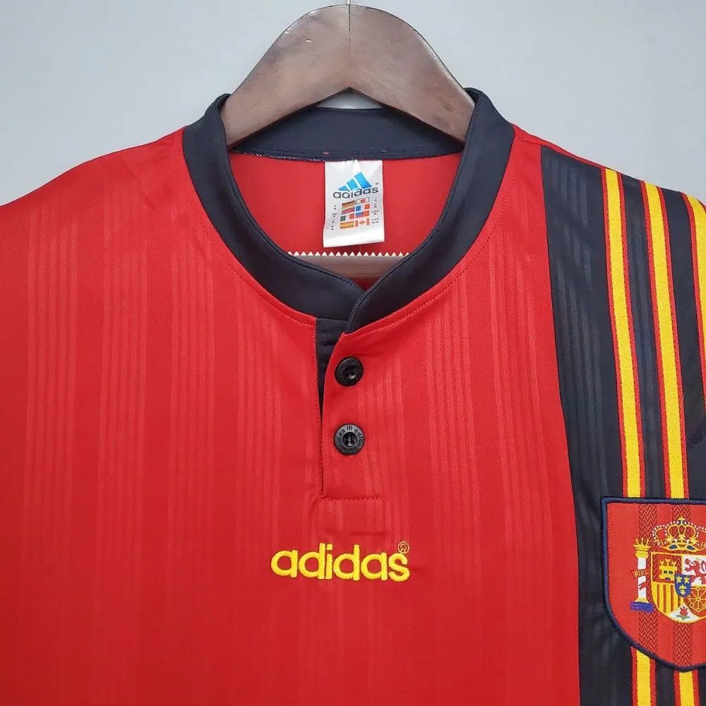 Spain 🇪🇸 Euro 1996 Home Jersey. - World Cup Retro Soccer Shop