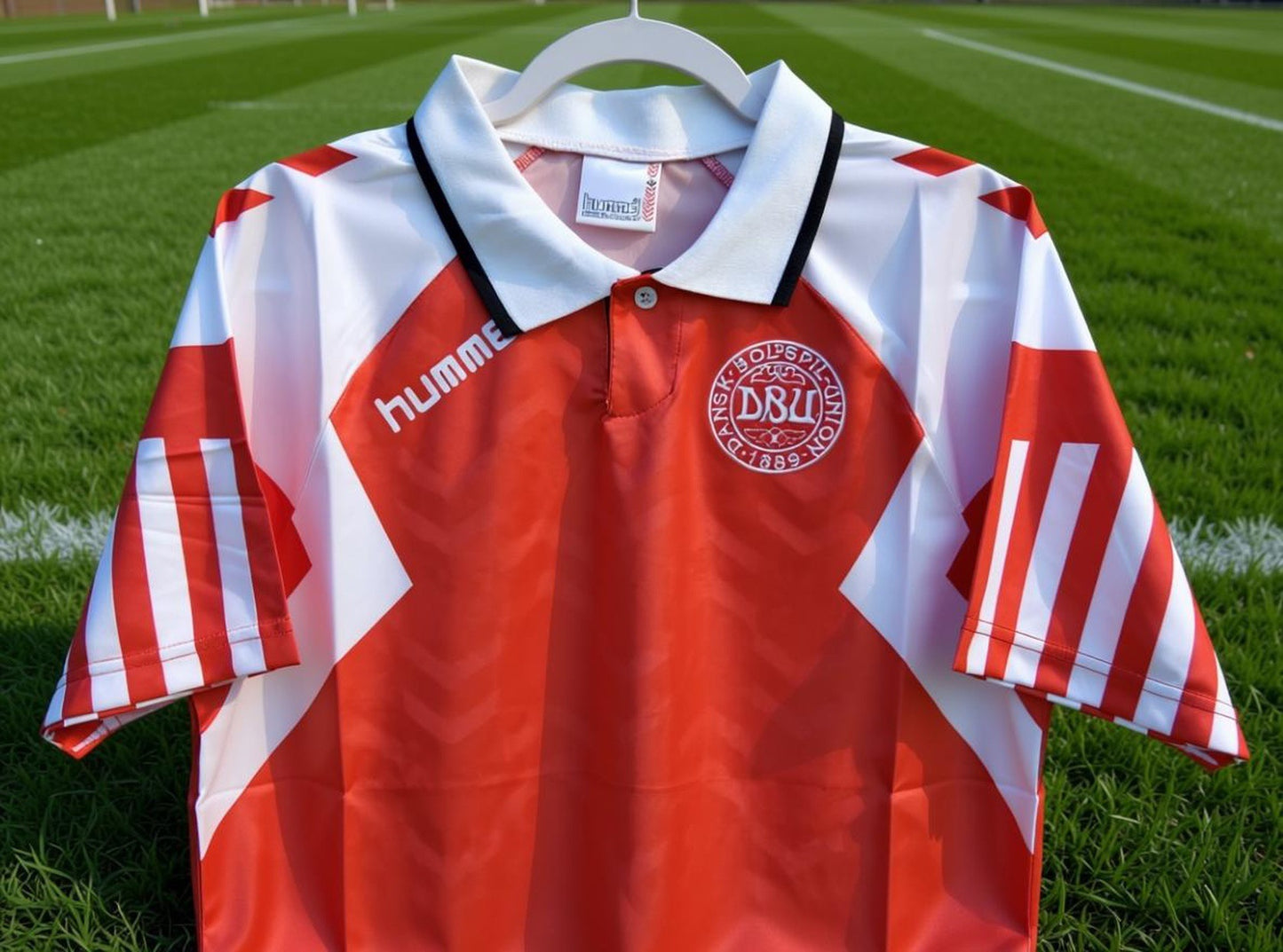 Denmark 🇩🇰 Euro 1992 “European Champions” Home Jersey. - World Cup Retro Soccer Shop