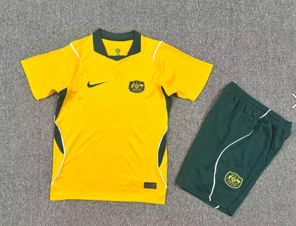 Australia 🇦🇺 2026 World Cup Home Kids Kit Set, Shirt, Shorts & Socks.