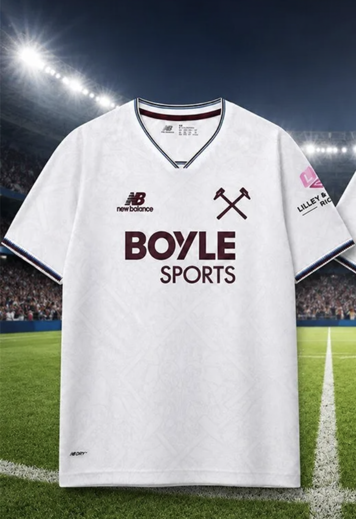 West Ham FC 26/27 Away Jersey.
