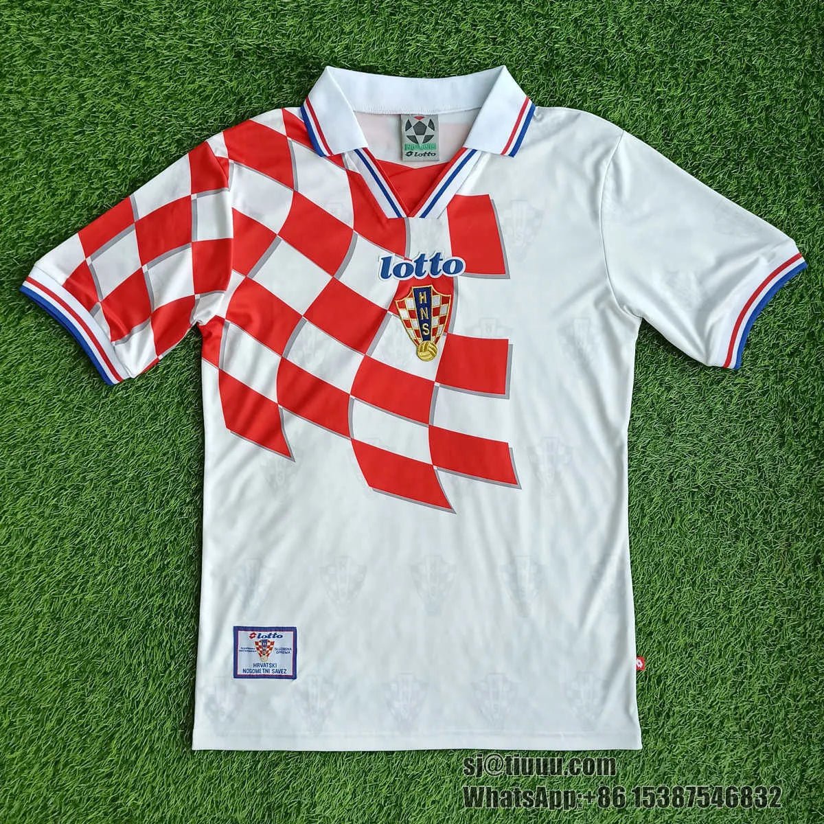 Croatia 🇭🇷 1998 World Cup Home Jersey. - World Cup Retro Soccer Shop