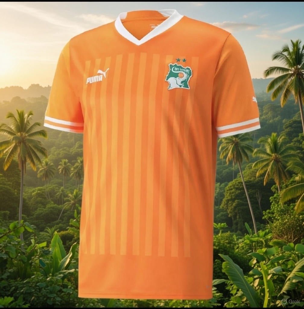 Ivory Coast 🇨🇮 2022 World Cup Home Jersey. - World Cup Retro Soccer Shop