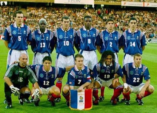 France 🇫🇷 Euro 1996 Home Jersey. - World Cup Retro Soccer Shop