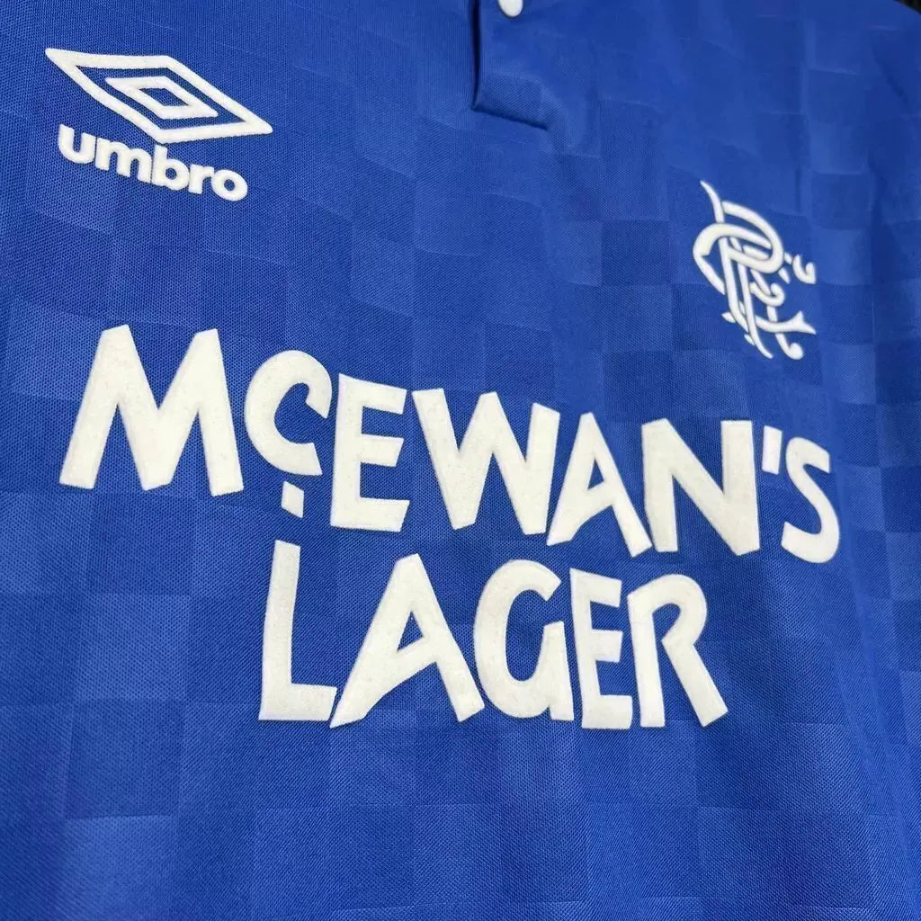 Glasgow Rangers 87/90 Home Retro Kit.